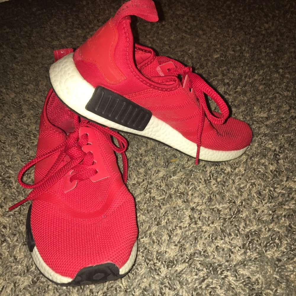 Red Adidas NMD Shoes